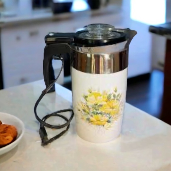 Corning Ware French Spring Electric Coffee Percolator - Picture 1 of 12